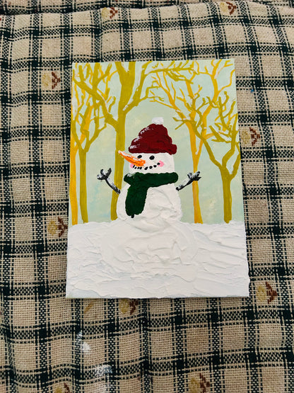 Let’s build a snowman